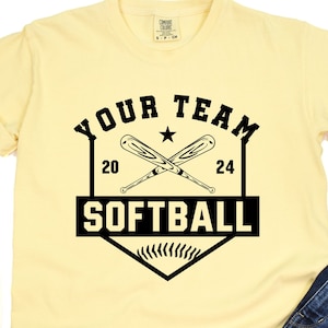 Softball Team Template, Team Shirts, Softball Team Logo Svg, Cricut Cut File, Silhouette, Softball Team Svg, Svg for Mom, Svg Png Dxf Eps