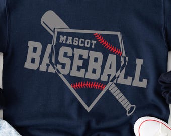 Logo de l'équipe de baseball SVG PNG : modèle de conception de chemise (téléchargement numérique)