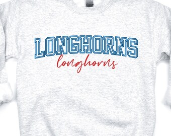 Longhorns Mascot SVG: Texas University Design (Digital Download)