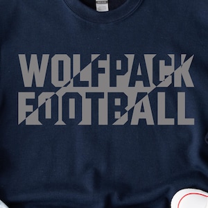 Wolfpack Football Svg, Wolfpack Football Png , College Football Team, Football Mascot Svg, Wolfpack Mascot Png, Wolfpack Shirt, Wolfpack Svg