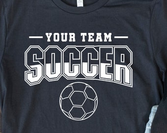 Soccer Team SVG: Mom Shirt Design Template (Digital Download)