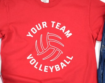 Volleybalteam SVG: shirtontwerp, cadeau moeder (digitale download)