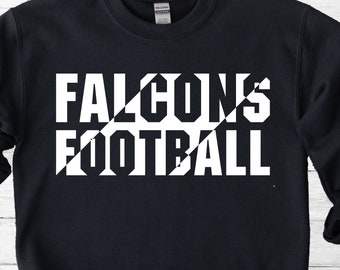 Falcons Football - Falcons Football Design - Svg Png Eps Dxf - Cricut - Silhouette - Falcon Football Logo -Mascot Team - Digital Download