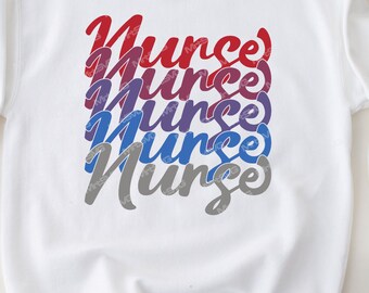 Nurse Life SVG PNG: medisch shirtontwerp (digitale download)