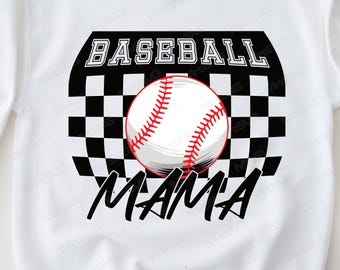 Baseball Mama PNG: Game Day Shirt Design (Digital Download)