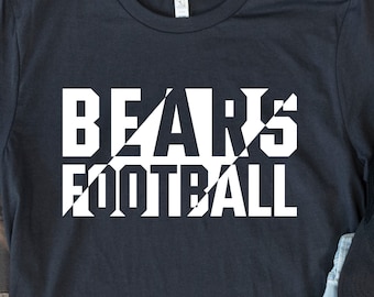 Bears Football SVG: Mascot Design (Digital Download)
