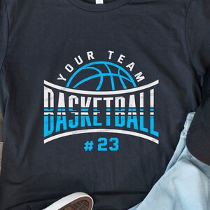 Basketball SVG, Basketball Team Template, Basketball Team shirts, Team Logo, Team Hoodie, Cricut Cut files, Silhouette, Basketball Mom Svg