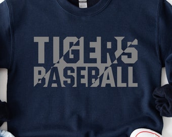 Tigers Baseball SVG: Mascot Design, Cricut, Silhouette (Digital Download)