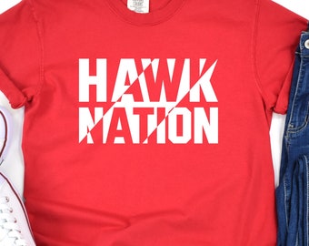 Hawk Nation SVG: School Spirit Design (Digital Download)