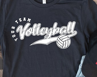 Volleyball Team SVG PNG: Shirt Template, Player, Mom (Digital Download)
