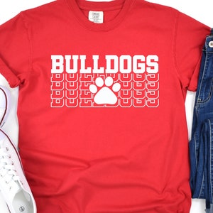 Bulldogs Svg Png, Bulldogs School Team Svg, Bulldog Cheer Svg, Bulldog  Svg Png, Bulldogs Paw Svg, Bulldogs Mascot Svg, Bulldogs Shirt Svg
