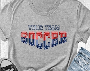 Soccer Team Logo SVG: Custom Name Design (Digital Download)