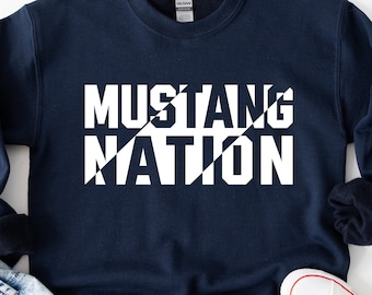 Mustang Nation svg, Mustangs Mascot svg, Mustangs School Spirit svg, Mustangs Spirit Shirts, Mustangs png, Cricut, Silhouette, Mustang svg
