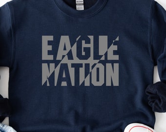 Eagle Nation SVG PNG: School Spirit Design (Digital Download)
