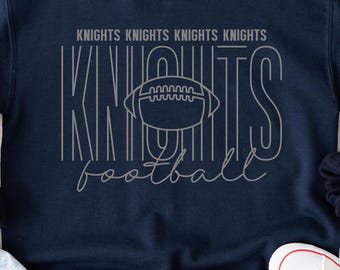 Knights Football Mascot Svg Png, Sports Team Design (Digital Download)