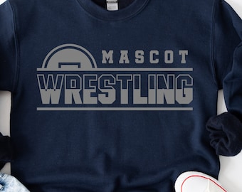 Wrestling Team Logo SVG: Cricut & Silhouette Designs (Digital Download)