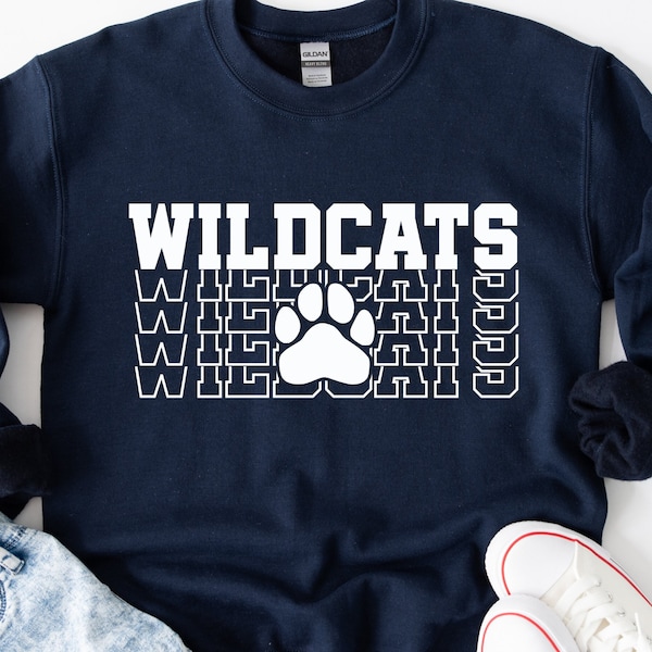 Wildcats Svg, Football, Basketball, Wildcats Sports Svg, Wildcats Mascot Svg, Wildcat Svg, Wildcats Paw Svg, Cricut Svg, Wildcats Cheer Svg