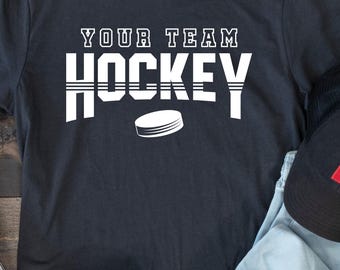 Hockey Team Shirt Design Template (Digital Download)