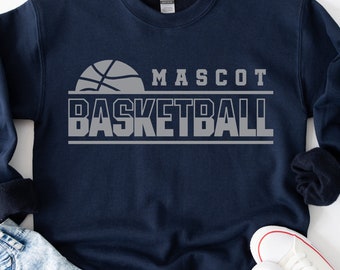Basketball Team Template, Basketball Mom Svg, Team Shirt, Basketball Svg Png, Cricut, Silhouette, Sublimation, Team Logo, Svg Png Dxf Eps