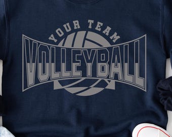 Volleyball SVG PNG: Team Design, Mom Shirt, Cricut Files (Digital Download)