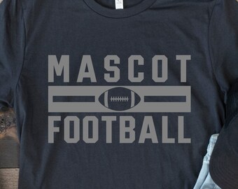 Football Team Mascot SVG: T-Shirt Design Cut File (Digital Download)