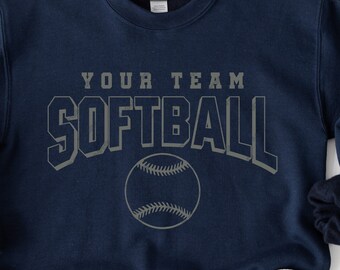 Softball Team Svg Png: Custom Shirt Template (Digital Download)