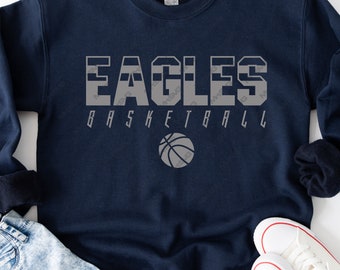 Eagles Basketball Team SVG: Mascot Design (Digital Download)