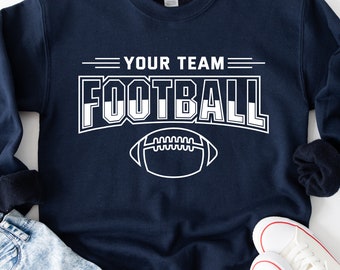 Football Team Template Svg, Football Shirt Design, Silhouette Studio, Football Mom Team Names Shirt, Cricut Svg, Football Logo, Dxf Png Eps