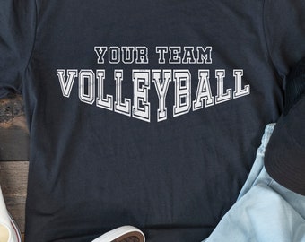 Volleyball Team Shirt SVG: College Design (Digital Download)