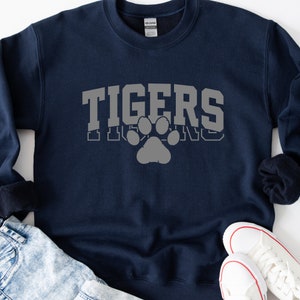 Tigers svg, Paw svg, Tigers png, Football svg, Tigers football svg, Tigers shirt svg, Silhouette, Tigers spirit svg, Tiger svg, Cricut svg