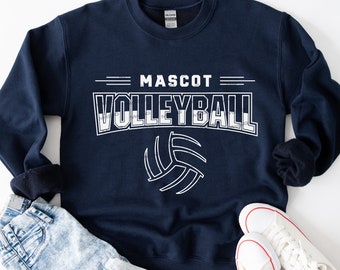 Volleyball Team Name SVG: Mom Shirt Cut File (Digital Download)