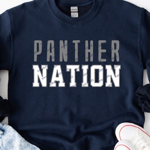 Panther Nation Svg, Panthers Mascot Svg, Panthers School Spirit Svg, Panthers Nation, Panthers Svg Png, Cricut Svg, Silhouette, Panther Png