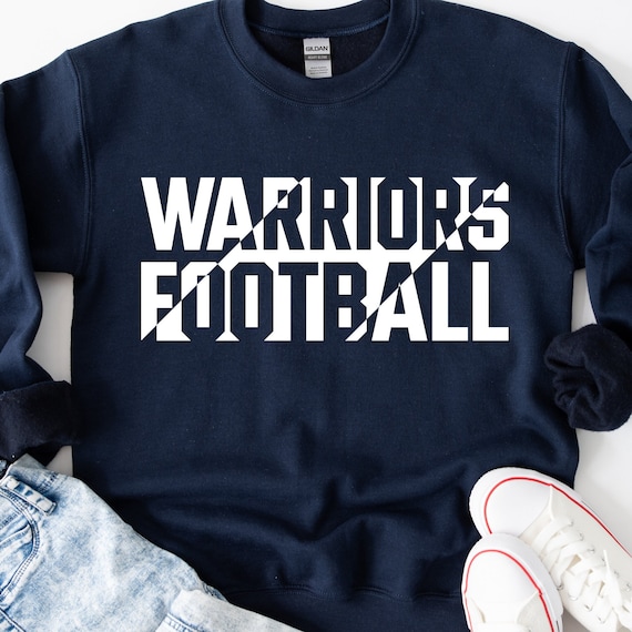 Warriors Football SVG: Cricut & Silhouette Cut File (Digital Download)