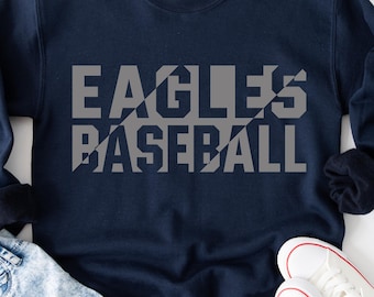 Eagles Baseball SVG PNG: Cricut & Silhouette Designs (Digital Download)