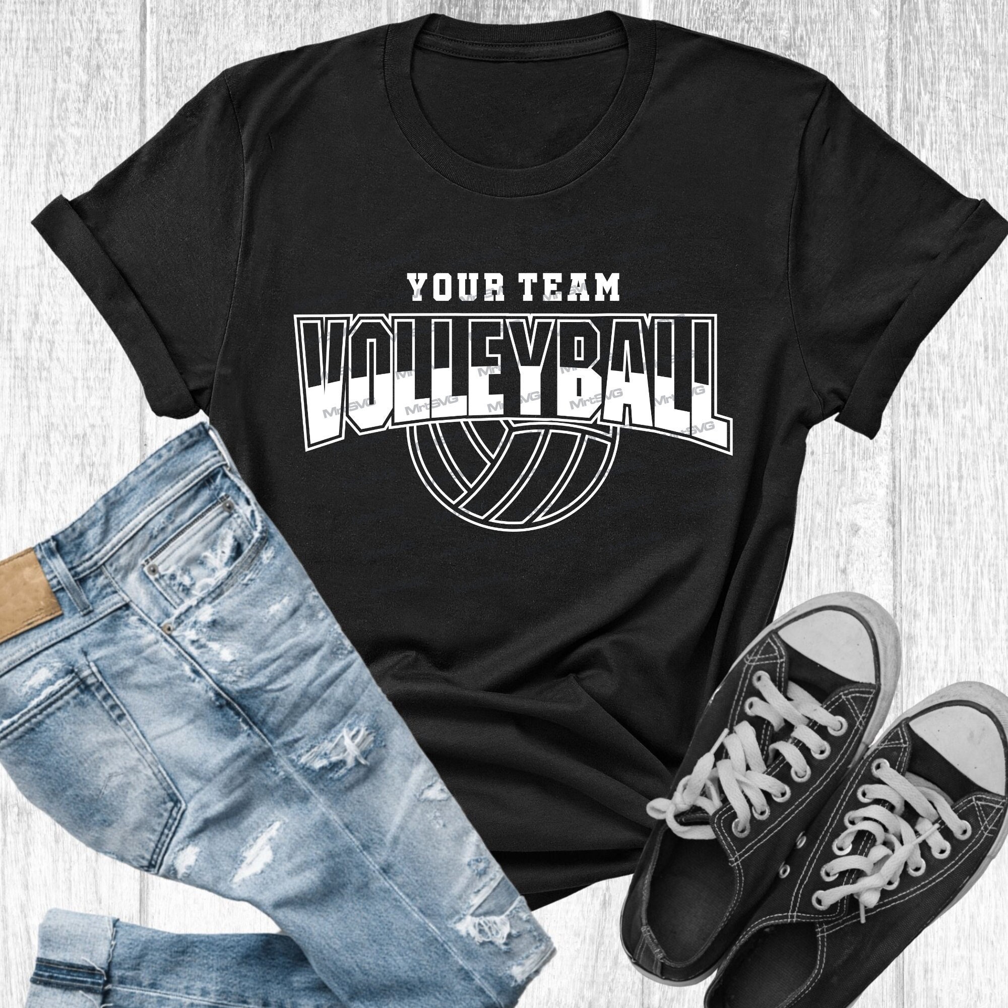 Volleyball Svg for Team Volleyball Shirt Svg Volleyball Svg Etsy