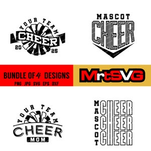 Cheer Svg Png, Cheer Bundle Svg, Cheerleader Bundle Svg, Cricut Svg, Silhouette, Cheer Team Bundle, Cheer Team Shirt Bundle, Svg Png Dxf Eps