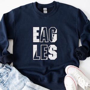Águila Svg, Águilas Svg, Camiseta Águilas Svg, Espíritu escolar, Águilas descargar archivo SVG de corte, SVG para Cricut, Silhouette, Espíritu escolar svg, deportes