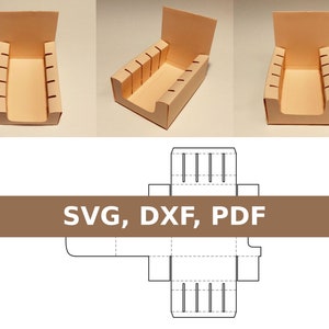 Modèle de présentoir de cartes, présentoir de cartes, porte-cartes de présentation, carte de présentation, SVG, PDF, Cricut, Silhouette