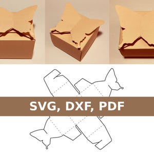 Schmetterling Box Vorlage, schöne Geschenkbox, romantische Geschenkbox, Schmetterling Geschenkbox, SVG, PDF, Cricut, Silhouette