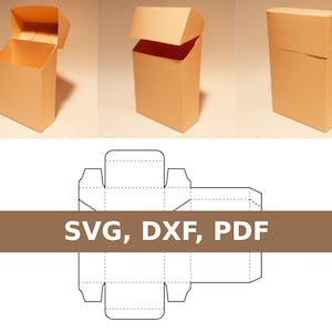 Scatola di sigarette, modello di pacchetto di sigarette, pacchetto di sigarette, bocchino, custodia per sigarette, SVG DXF PDF, Cricut, Silhouette