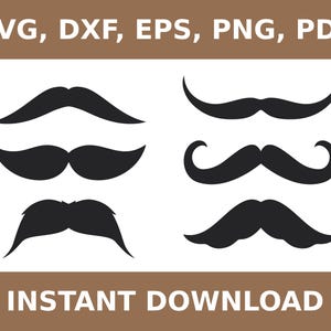 Mustache svg, mustache dxf, moustache dxf, mustache template, moustache template, mustache png, moustache svg, Cricut, Silhouette