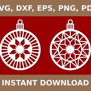 Christmas balls svg, christmas balls png, christmas balls clipart, christmas balls template, christmas balls dxf, Cricut, Silhouette