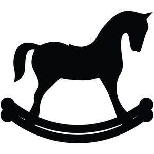 Rocking Horse Svg, Rocking Horse Clipart, Rocking Horse Dxf, Rocking ...