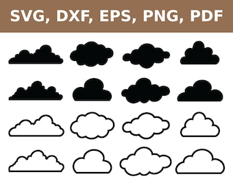 Wolke svg, Wolke dxf, dxf Wolken, Wolke png , Wolke png, Wolke vorlage, Wolke schnitt Datei, Wolke Ausschnitt, Wolke schnitt, Cricut, Silhouette