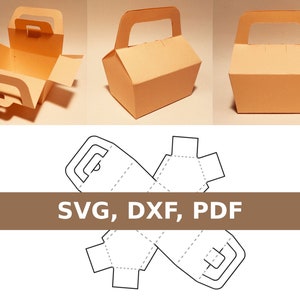 Modèle de boîte à outils, trousse à outils, boîte à outils, mallette, boîte à outils, SVG, DXF, PDF, Cricut, Silhouette