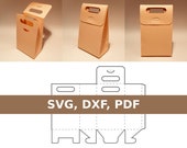 Gift box template, wedding favor box, party favor box, favor box, SVG, PDF, Cricut, Silhouette
