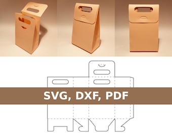 Gift box template, wedding favor box, party favor box, favor box, SVG, PDF, Cricut, Silhouette