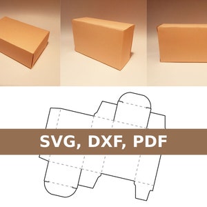 Modello di scatola di sapone, contenitore di sapone, scatola di sapone kraft, scatola di sapone di carta, confezione di sapone, SVG, PDF, Cricut, Silhouette