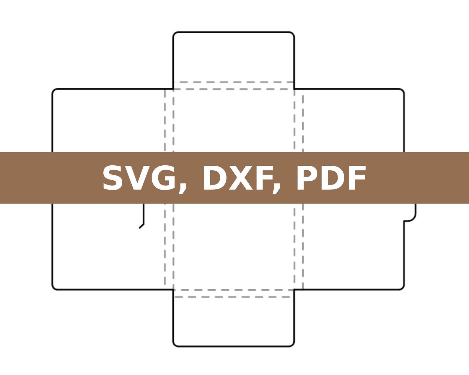 Document Storage Box Template, Folder Svg, Folder Template, Document ...