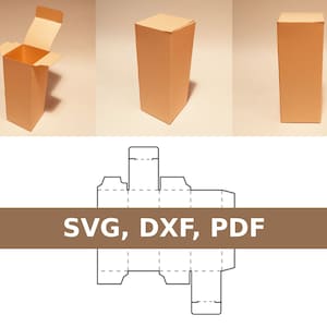 Weinglas Box Vorlage, Champagnerflöte Box, Weinglas Geschenkbox, Champagnerflöte Geschenkbox, SVG, DXF, PDF, Cricut, Silhouette